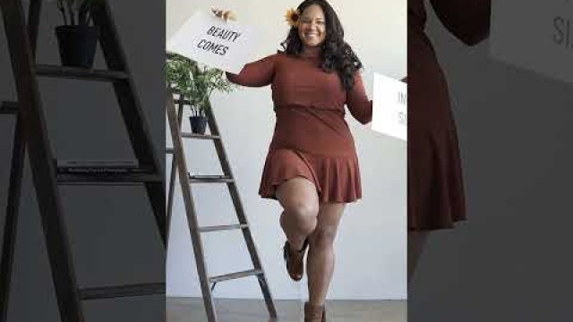 'Plus size dress fashion| Love your body