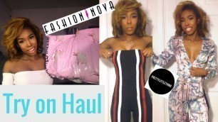 'PrettyLittleThing Fashion Nova & more | Try on Haul'