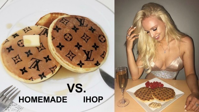 'DIY Louis Vuitton Pancakes – Homemade vs. IHOP 
