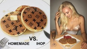 'DIY Louis Vuitton Pancakes – Homemade vs. IHOP 