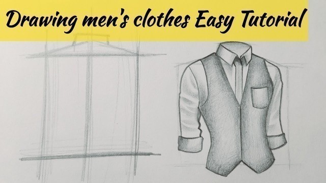 'How to draw men\'s clothing Menswear drawing Drawing men\'s clothes Fashion Illustration sketch ideas'
