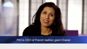 'PIO is CEO of French fashion giant Chanel'