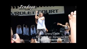 'Zendaya performing: \"Fashion Is My Kryptonite\" HQ Chevy Court NY State Fair, Syracuse NY 8/24/13'