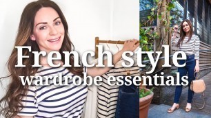 'French style wardrobe essentials #frenchstylewardrobeessentials'