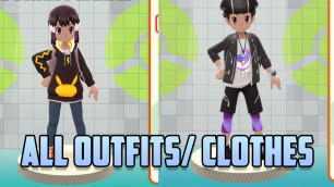 'ALL MALE & FEMALE OUTFITS CLOTHES IN POKEMON BRILLIANT DIAMOND AND SHINING PEARL'