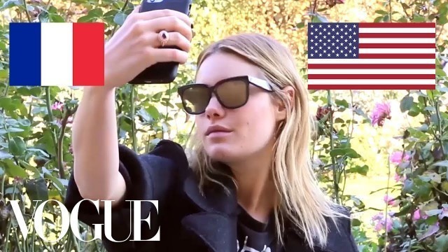 'Camille Rowe on French vs. American Girl Style | Vogue'