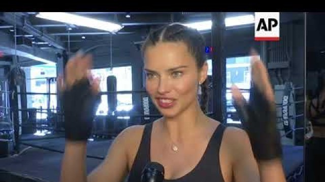 'Adriana Lima teases Victoria\'s Secret fashion show from boxing gym where she works out, says she\'d l'