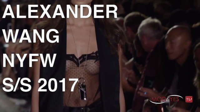 'ALEXANDER WANG | SPRING SUMMER 2017 | FULL FASHION SHOW'