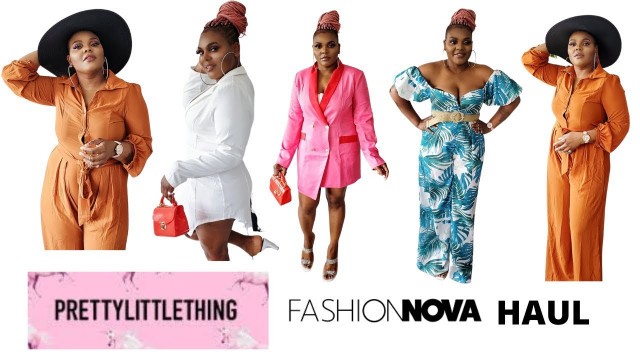 'FASHIONNOVA X  PRETTYLITTLETHING TRY-ON HAUL 2021'