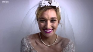 '100 Years of Wedding Dresses in 3 Minutes Mode com'