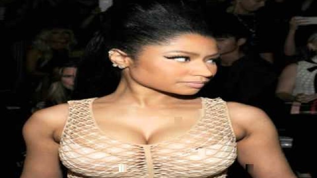 'Nicki Minaj attends the Alexander Wang Spring 2016 fashion show during New York Fashion Week'