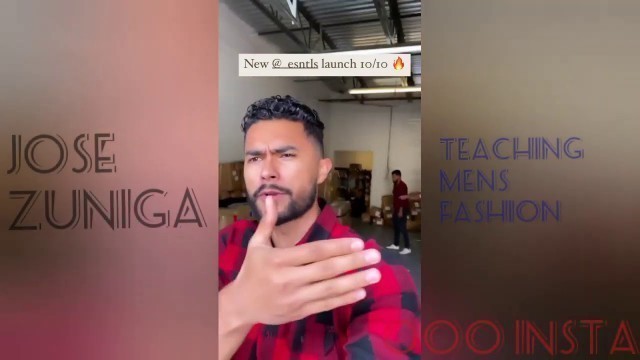 'Jose Zuniga | Teaching Mensfashion | October 2020'
