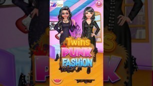 'Online Dressup games -Twins Punk Fashion'