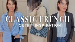 '10 CLASSIC FRENCH OUTFITS TO ALWAYS LOOK CHIC I French Fashion Tips'