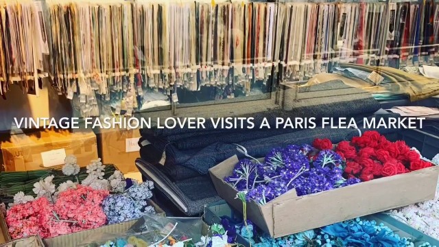 'Vintage Fashion Lover visits French Flea market'