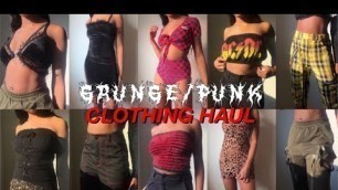 'HUGE GRUNGE/PUNK AESTHETIC CLOTHING HAUL!! (or whatever you call my style)'