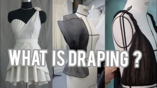'What is Draping  Draping – Why is it important for every fashion student   ONLINE FASHION DESIGN'