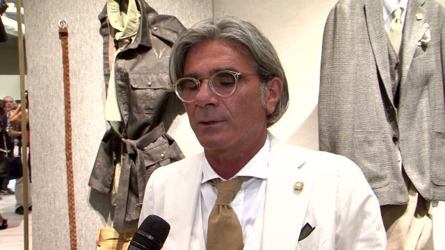 'Luigi Lardini - Intervista per LA7 (Italian Fashion Show) Preview SS18 Pitti92'