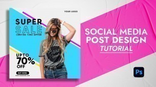 'Boost Your Business with this Fashion Banner In Photoshop | Photoshop Social Media Design'