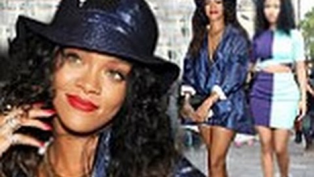 'Rihanna Nicki Minaj Alexander Wang NYC Fashion Week Show'