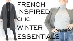 'My FRENCH INSPIRED WINTER ESSENTIALS / Edgy Chic Style / Black Skinny Jeans / Emily Wheatley'