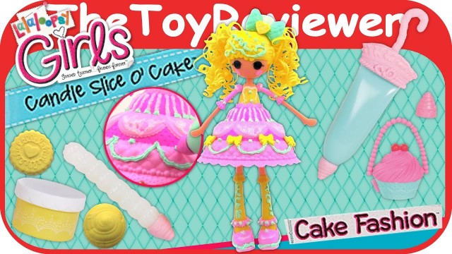 'Lalaloopsy Girls Cake Candle Slice O\' Cake Fashion Doll Unboxing Toy Review by TheToyReviewer'