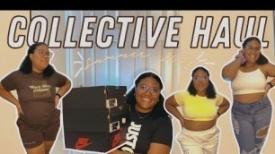 'HUGE Collective Try-on Haul 2021 || Fashion nova, Prettylittlething, StockX, Goat + MORE'