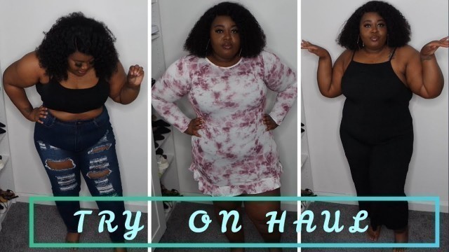 'FASHION NOVA / PRETTYLITTLETHING | TRY ON HAUL | MINI HAUL | PLUS SIZE'