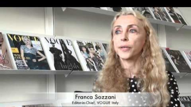 'FRANCA SOZZANI, VOGUE ITALY, WORLD FASHION WEEK Interview by Paco De Jaimes, May 2011'