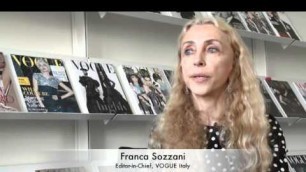'FRANCA SOZZANI, VOGUE ITALY, WORLD FASHION WEEK Interview by Paco De Jaimes, May 2011'