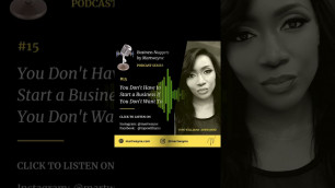 'Do You Really Want To Start a Business?  |Fashion Business | Entrepreneur Podcast | (BNM #15)'