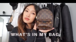 'What\'s in my Louis Vuitton Mini Backpack + Mini Review'