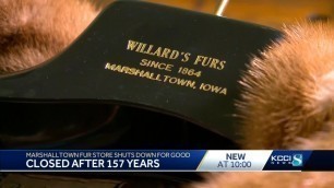 'After 157 years of business, Willard\'s Fur and Fashion in Marshalltown closes'