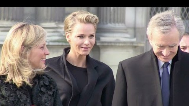 'Charlene of Monaco aka Charlene Wittstock at Louis Vuitton Fashion show in Paris'