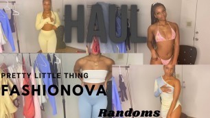'PT1|RANDOMS| CLOTHING HAUL|FASHIONNOVA| SHEIN| COLLECTIVE HAUL|   #hauls #prettylittlething'
