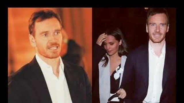 'Rare exit: Michael Fassbender and Alicia Wikander attend the Louis Vuitton Fashion Week party'