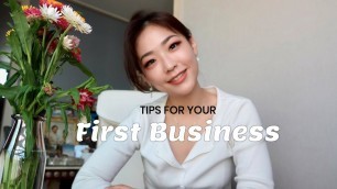 '4 Tips on Starting a Business (Korean Fashion Brand) [청년창업 팁 네가지]'