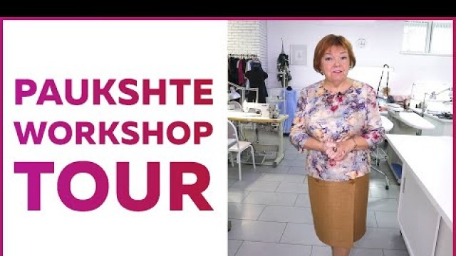 'Welcome to Paukshte Studio. Tailoring equipment, video studio and more.'