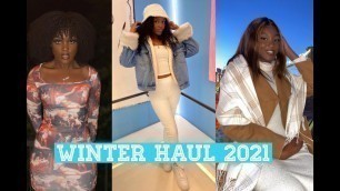 'MASSIVE Winter Haul 2021 Ft. Shein, Fashion Nova, AliExpress, PrettyLittleThing #baddieonabudget'