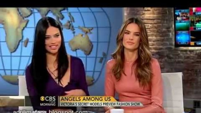 'Adriana Lima & Alessandra Ambrosio talks about the VS Fashion Show 2012'