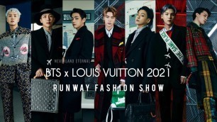 'BTS on the Runway for Louis Vuitton Fall-Winter 2021 Fashion Show in Seoul'