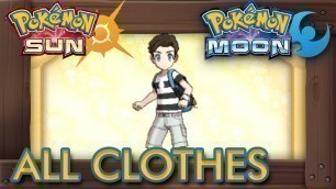 'Pokémon Sun and Moon - All Clothes Male'