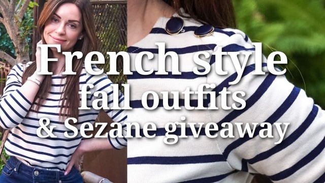'French girl style 2021 fall capsule wardrobe look book'