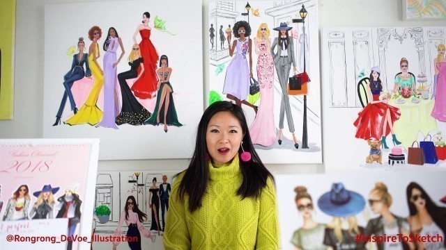 'The Business of Fashion Illustration online class by Rongrong DeVoe'