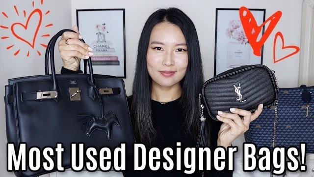 'My most used designer bags 2020 | Louis Vuitton, Hermès, YSL etc!'