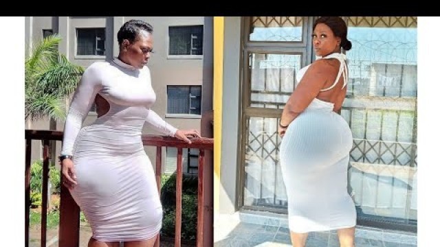 'thick and curvy ndonenhle from South Africa | plus size models | fashion nova caves | try on haul'