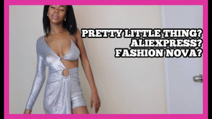 'Summer Try On Haul: Aliexpress, Fashion Nova, PrettyLittleThing'