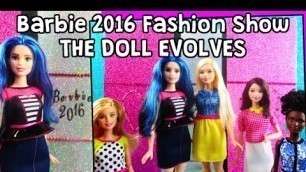 'Barbie Curvy, Petite, Tall Fashion Runway Show NEW 2016 Fashionista Doll Review #TheDollEvolves ♥'