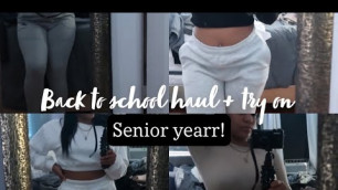 'Back to school haul + try on ft: fashion nova, prettylittlething, SHEIN & more'