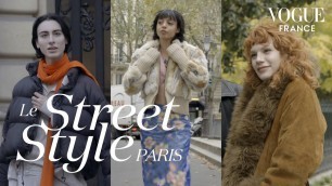 'LE STREET STYLE #1 : Que portent les Parisiens en décembre ? Avec Sophie Fontanel | Vogue France'
